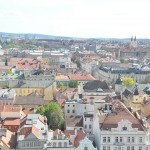 PLZEN - Cidade vista do alto da Torre da Igreja de São Bartolomeu, a mais alta da República Tcheca PLZEN - Cidade vista do alto da Torre da Igreja de São Bartolomeu, a mais alta da República Tcheca