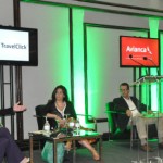 Paula Rebouças, Tatiana Costa, Osmar Fonte e Michael Nagy durante debate no Power Breakfast da HSMAI
