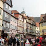 Praça central de Wertheim Praça central de Wertheim