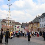 Praça do mercado em Miltenberg Praça do mercado em Miltenberg