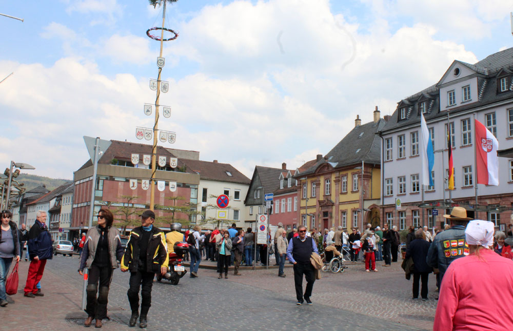 Praça do mercado em Miltenberg Praça do mercado em Miltenberg