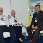 Roy Taylor e Rosa MAsgrau, do M&E, com Felipe Gonzalez, do Cassinotur Roy Taylor e Rosa MAsgrau, do M&E, com Felipe Gonzalez, do Cassinotur