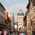 Ruas estreitas e o casario preservado no centro de Miltenberg Ruas estreitas e o casario preservado no centro de Miltenberg