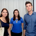 Selina Muller e Diego Muller, da Snew Travel, e Bruna Felipini, do Meliã Hotels Selina Muller e Diego Muller, da Snew Travel, e Bruna Felipini, do Meliã Hotels