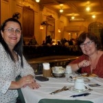 Selma Antelo, da Sylditour Viagens, e Helena Bergamini, da Angelstur Selma Antelo, da Sylditour Viagens, e Helena Bergamini, da Angelstur