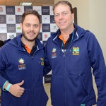 Tiago Guedes e Alexandre Nunes, do Santos e Região CVB