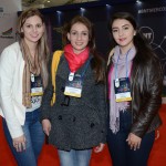 adriane Pagani, da Bay Viagens, Mayza Schwarz, da Big Golden Tour, e Aline, da TarsoTur