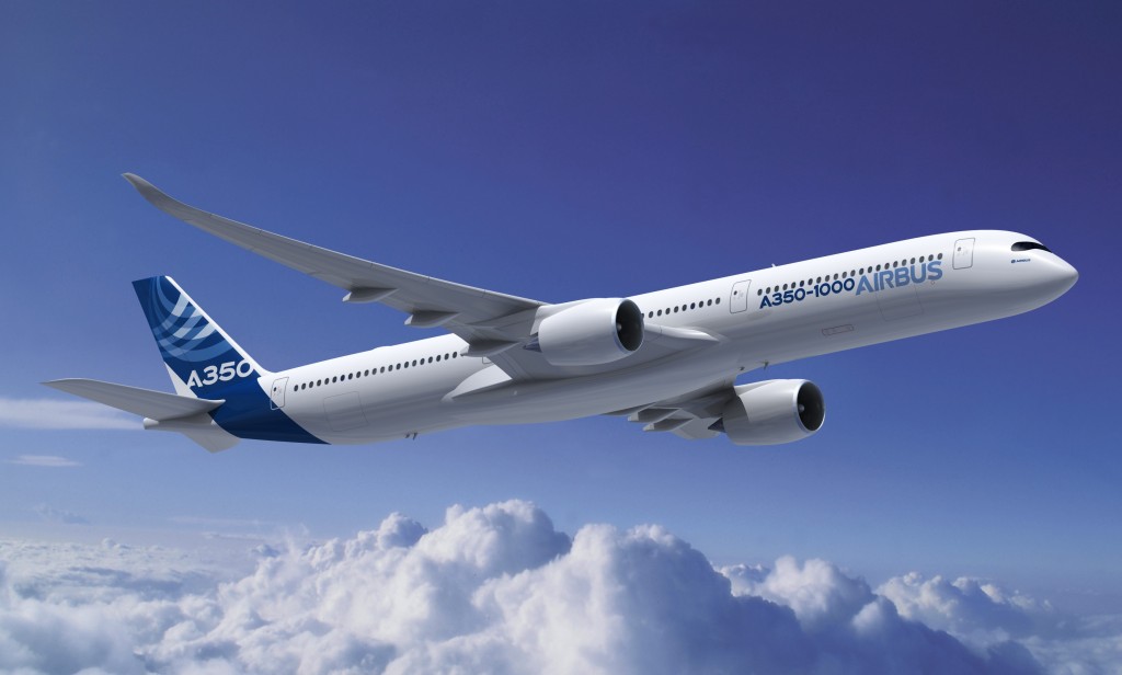 Airbus cogita desenvolver novo A350-2000 com até 400 assentos 1 A350-1000_RR_AIRBUS_V10_300dpi