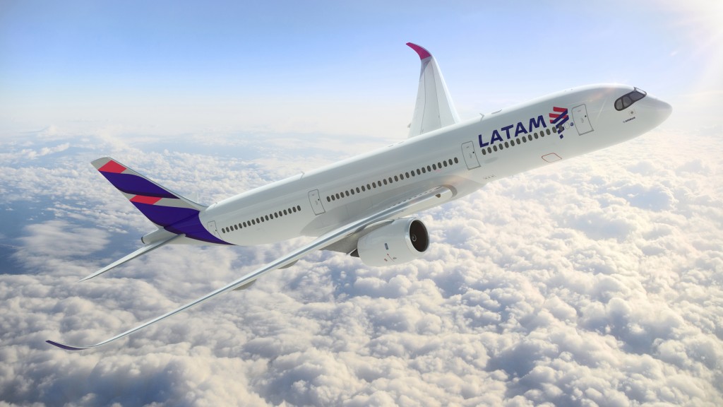 Latam Brasil escala A350 entre São Paulo e Paris a partir de janeiro de 2017 A350_Vista frontal
