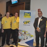Adriano Gomes com a equipe da CVC Adriano Gomes com a equipe da CVC