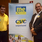 Alcino Junior e Adriano Gomes, da CVC Alcino Junior e Adriano Gomes, da CVC