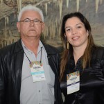 Cícero Peralta, da Comtur MS, e Adriana da Cruz, do Bonito Way Turismo