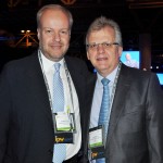 Fábio Zerey, da Trade Tours, e Edmar Bull, presidente da Abav Nacional Fábio Zerey, da Trade Tours, e Edmar Bull, presidente da Abav Nacional