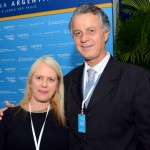 Gleanis Cadahia, da Aerolineas Argentinas, e Carlos Alberto Capistrano, da Visual Turismo Gleanis Cadahia, da Aerolineas Argentinas, e Carlos Alberto Capistrano, da Visual Turismo