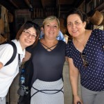 Harumi Nomura, da Visual, Rosana Borelli, da Borelli Turismo, e Terezinha Francisco, da Cia do Porto