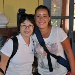 Harumi Nomura, da Visual, e Renata Leite, da Iberostar