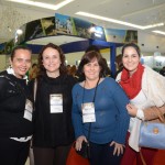 Janette Mohannak, e Carla Regina, da Janette Viagens, Creusa Prando, da Espaço Livre Viagens, e Andreza Doné, da GV7