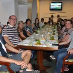 Jantar do grupo no Tropical Manaus