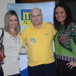 Jaqueline Pereira e Andréa Marinho, da Alam Tour, e Afonso Domingues, da CVC Jaqueline Pereira e Andréa Marinho, da Alam Tour, e Afonso Domingues, da CVC