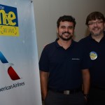 Leandro Lustosa e Ricardo Silva, da American Airlines Leandro Lustosa e Ricardo Silva, da American Airlines