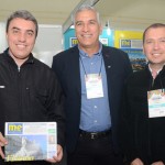 Luciano Guimarães, da Góias Turismo, Inácio Pina, da Secretaria de Turismo do Maranhão, e Divaldo Borges, da Secretaria de Turismo da Bahia