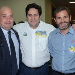 Michael Nagy, do Rio CVB, Vitor Bauab, do M&E, e Cristiano Nogueira, da Rio For Partiers Michael Nagy, do Rio CVB, Vitor Bauab, do M&E, e Cristiano Nogueira, da Rio For Partiers