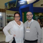 Patricia Marchant, da Marchant Representações, e Ronnie Arosa, da Rede Rio de Hotéis