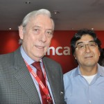 Ian Gillespie, diretor da Avianca Internacional, e Pedro Shiray, da Schultz Ian Gillespie, diretor da Avianca Internacional, e Pedro Shiray, da Schultz