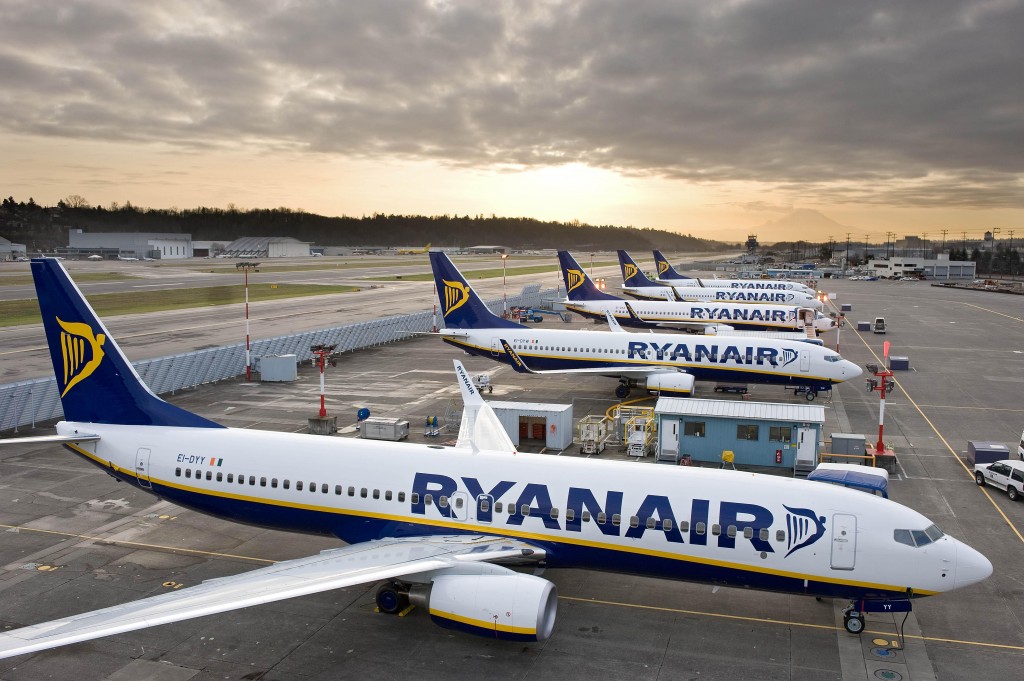 Ryanair apresentou crescimento de passageiros em 2018