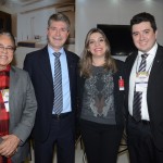 Silvio Henrique, Cândido Ferreira, Lidiane Lavado, e Thiago Gonçalves, do Rafain Palace Hotel