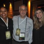 Sylvio Ferraz entre Georgia Mariano e Mariana Azevedo, da MMT Gapnet Sylvio Ferraz entre Georgia Mariano e Mariana Azevedo, da MMT Gapnet