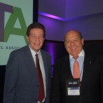 Wellington Costa, presidente da GBTA Brasil, e José Roberto Trinca, diretor de Vendas da American Airlines