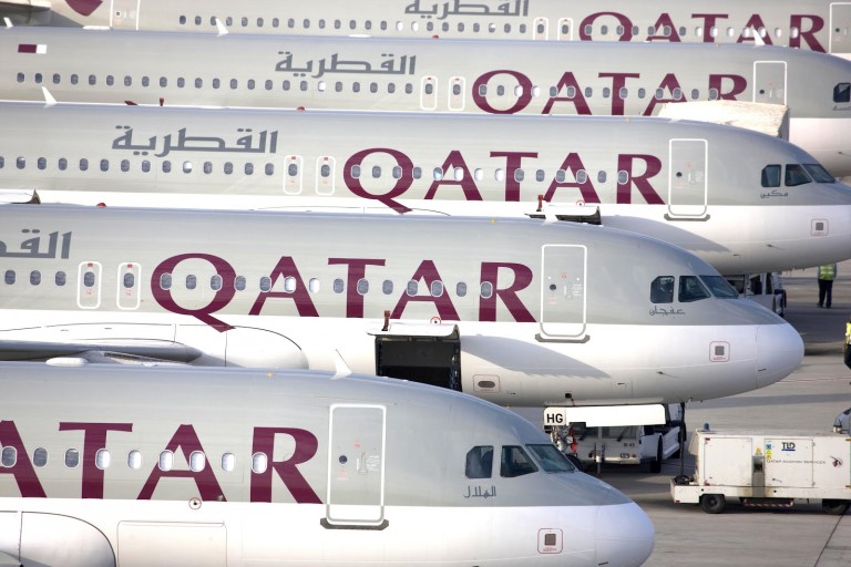Qatar Airways considera adquirir 20% das ações da British Airways 2 qatar-airways-fleet-1-768x512