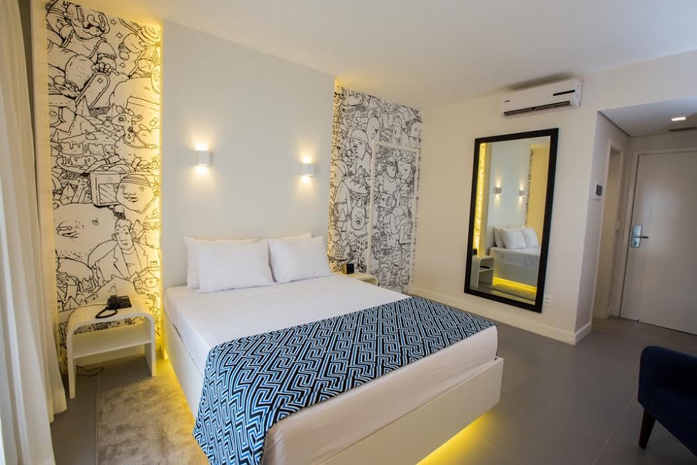 Doispontozero Hotéis inaugura sua primeira unidade no Rio de Janeiro; confira 1 Um dos apartamentos do Zii Hotéis