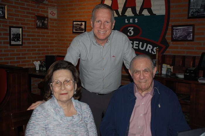 Alda Hanna, da Trânsito Livre, André Mercante, da NCL, e Jayme Hanna, da Trânsito Livre