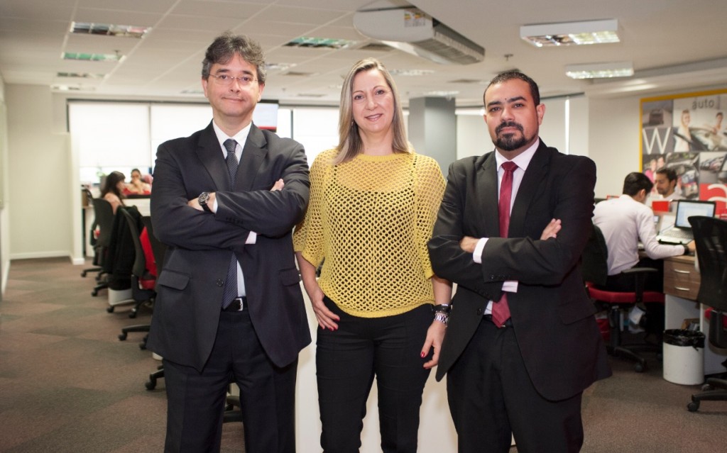 Brasil Assistência reformula equipe comercial; veja 1 Marcos Rogério de Souza, Julia Ardonas e Eduardo Ramos da Brasil Assistência