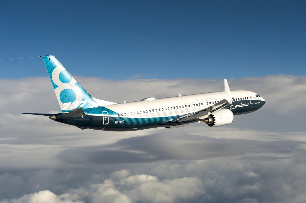 FAA avança no processo de certificação do B737 MAX 1 737MAX; 737; Boeing; 737MAX first flight; air to air; K66500-05