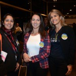 Liliane Barbosa, da Personnalite Viagens, Nayara Costa e Hebe Lucena, da Relp Tur