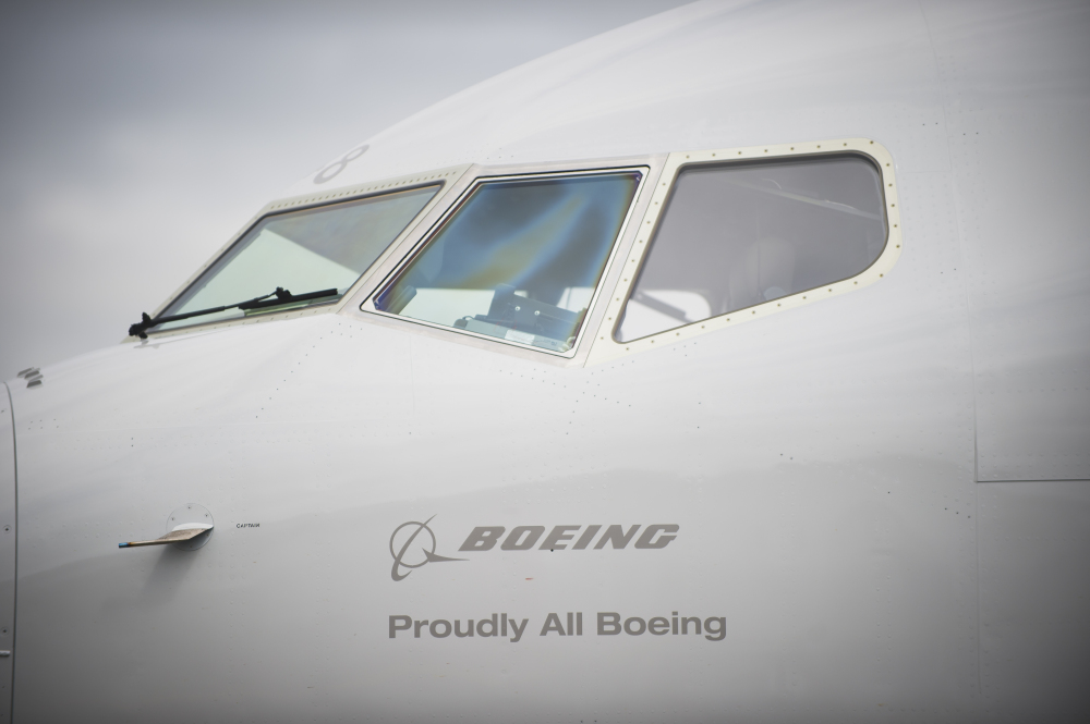 Alaska Airlines unveils a brand-new, specially painted 737, dubbed ÒCelebration of BoeingÓ in honor of BoeingÕs centennial at the Museum of Flight on Thursday, June 30, 2016.