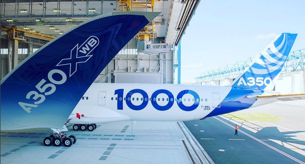 Airbus faz a alegria dos fãs ao revelar foto oficial do 1° A350-1000 2 Untitled2