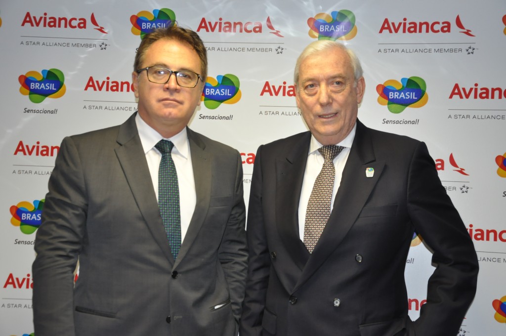 Avianca e Embratur firmam parceria para promoção do Brasil no exterior 1 Vinícius Lummertz e Ian Gillespie