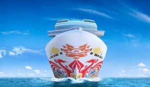 Norwegian Joy terá casco pintado por artista chinês