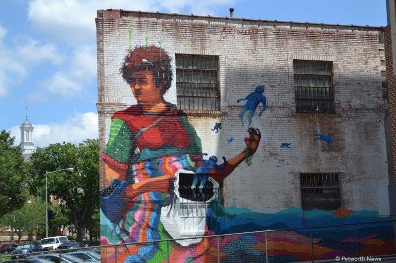 Street art de brasileiros ganha espaço em Washington, DC Região da Capital dos EUA tem novo mural de street art feito por artistas brasileiros