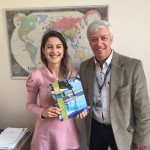 São Paulo - Carolina Silva (Nanytur) e Sérgio Lopes (vice-presidente de Engenharia Humana e Atendimento do Grupo Trend)