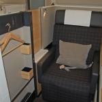 A aeronave oferece oito lugares na primeira classe A aeronave oferece oito lugares na primeira classe