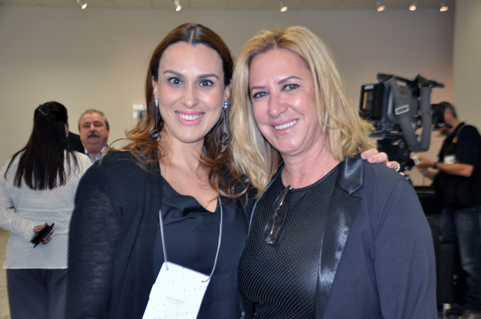 Adriana Cavalcanti, da Air France, e Viviânne  Martins, da Alagev