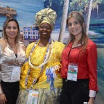 Alessandra Veiga, Silvana Lins e Marly Trindade, da Bahiatursa