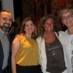 Anderson Masetto e Mari Masgrau, do M&E, com Margaret Granthan, do DZT, e Barbara Picolo, da Flytour Viagens