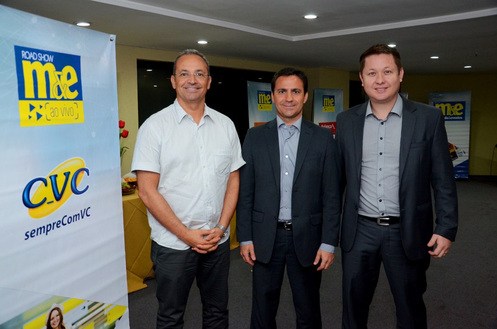 Arley Silva, Rogério Mendes e Anselmo Breves, da CVC