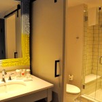 Banheiro de um dos quartos do Loews